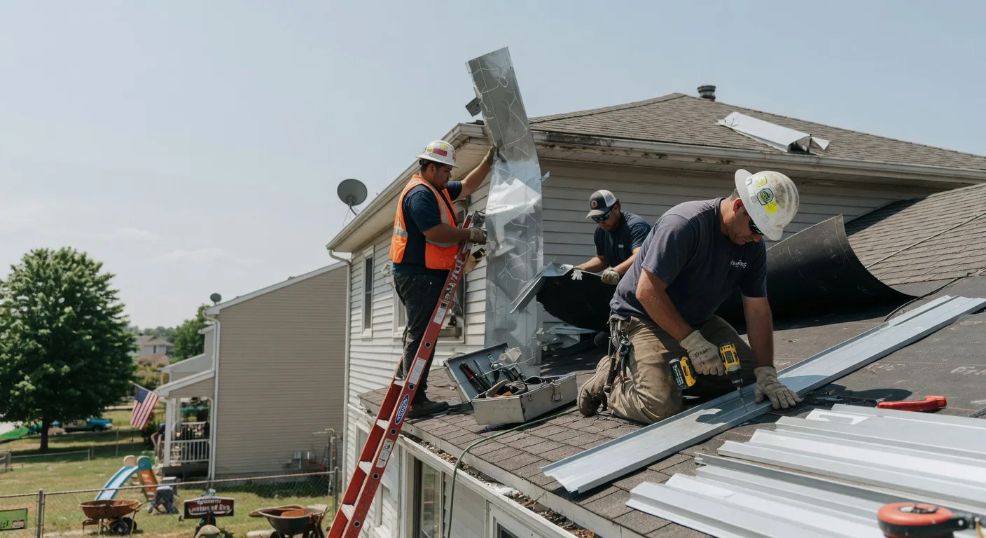Storm Damage Metal Roof Repair in Bayard, IA